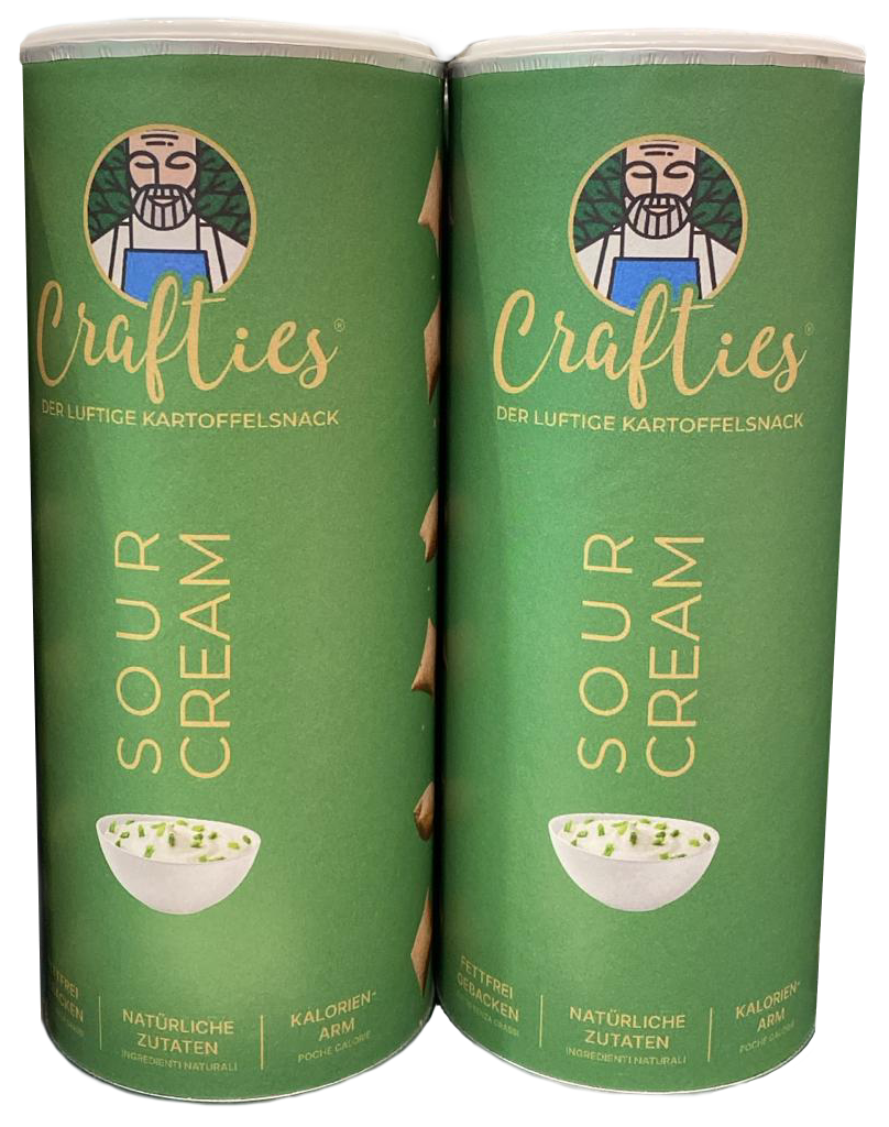 Crafties Kartoffelsnack Sour Cream Chips